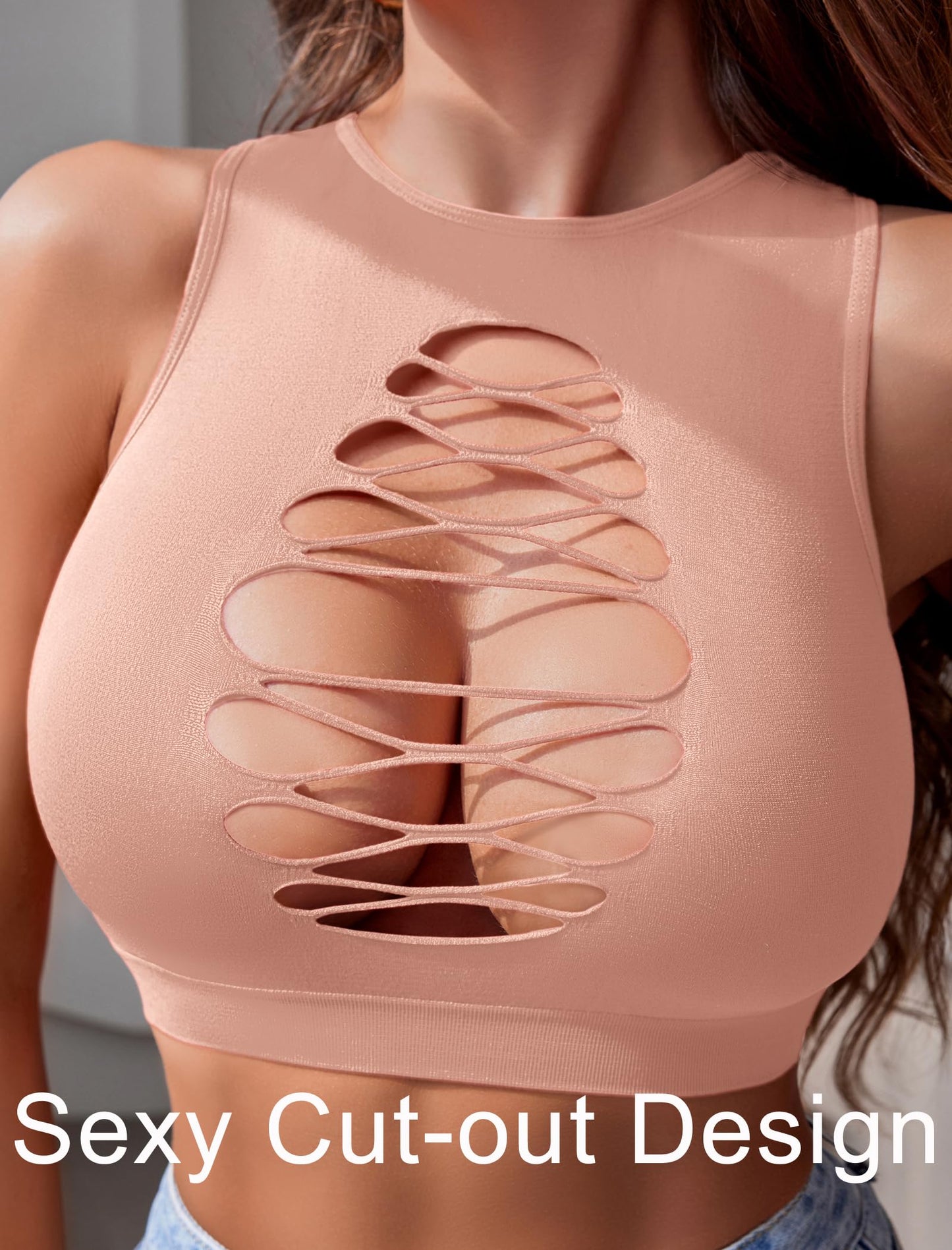 Fishnet Sexy crop Top