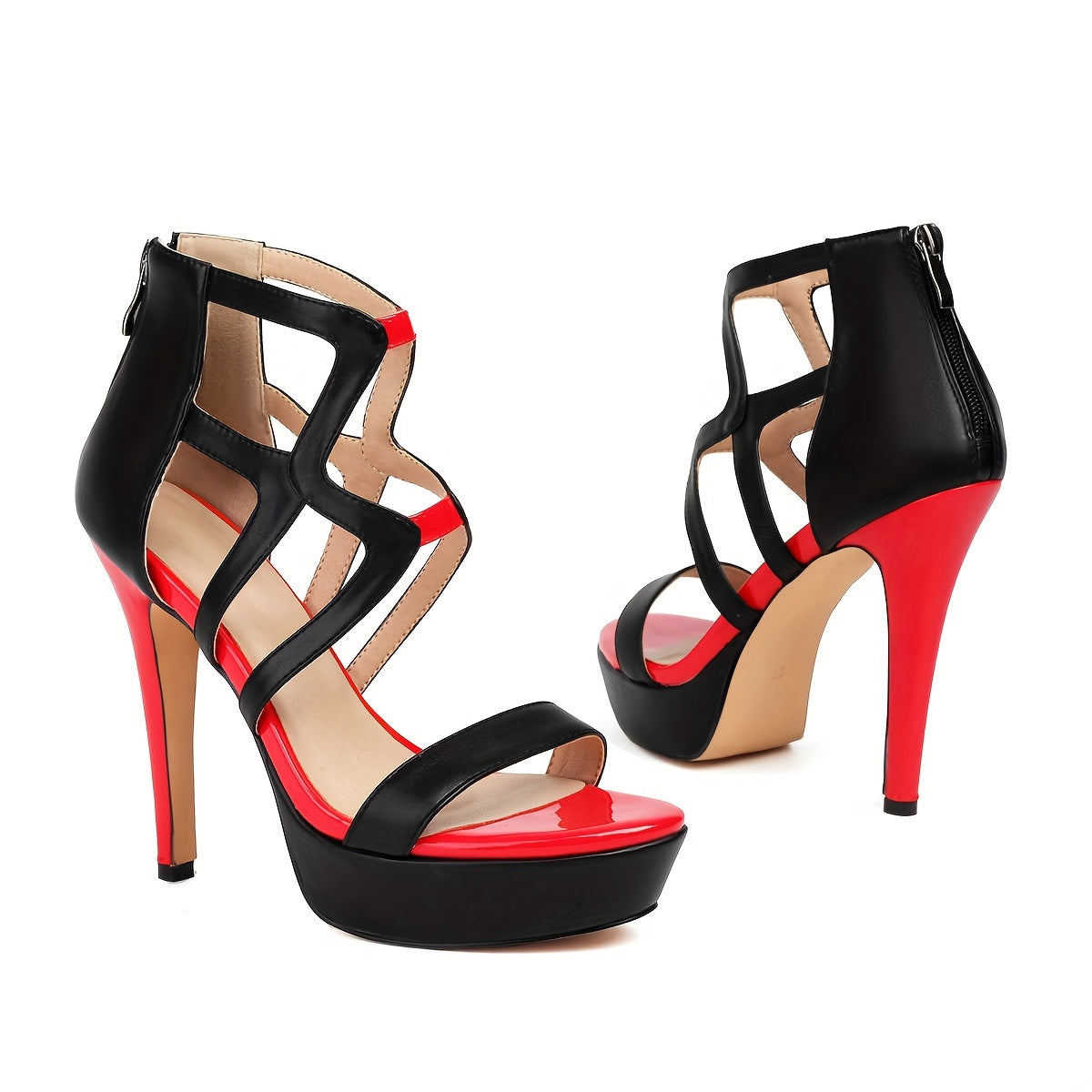 Chic Color block Stiletto