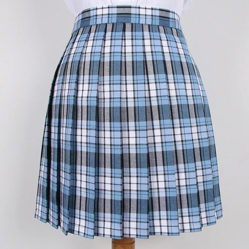 School Plaid Pleated Skirt Student Uniform