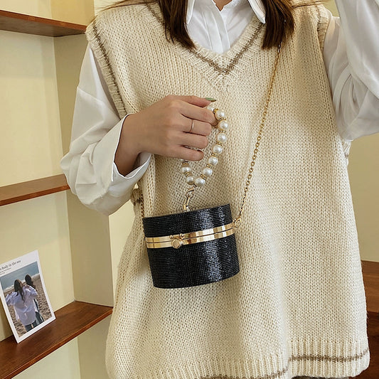 Bag Female Rhinestone Hand Mini Bag