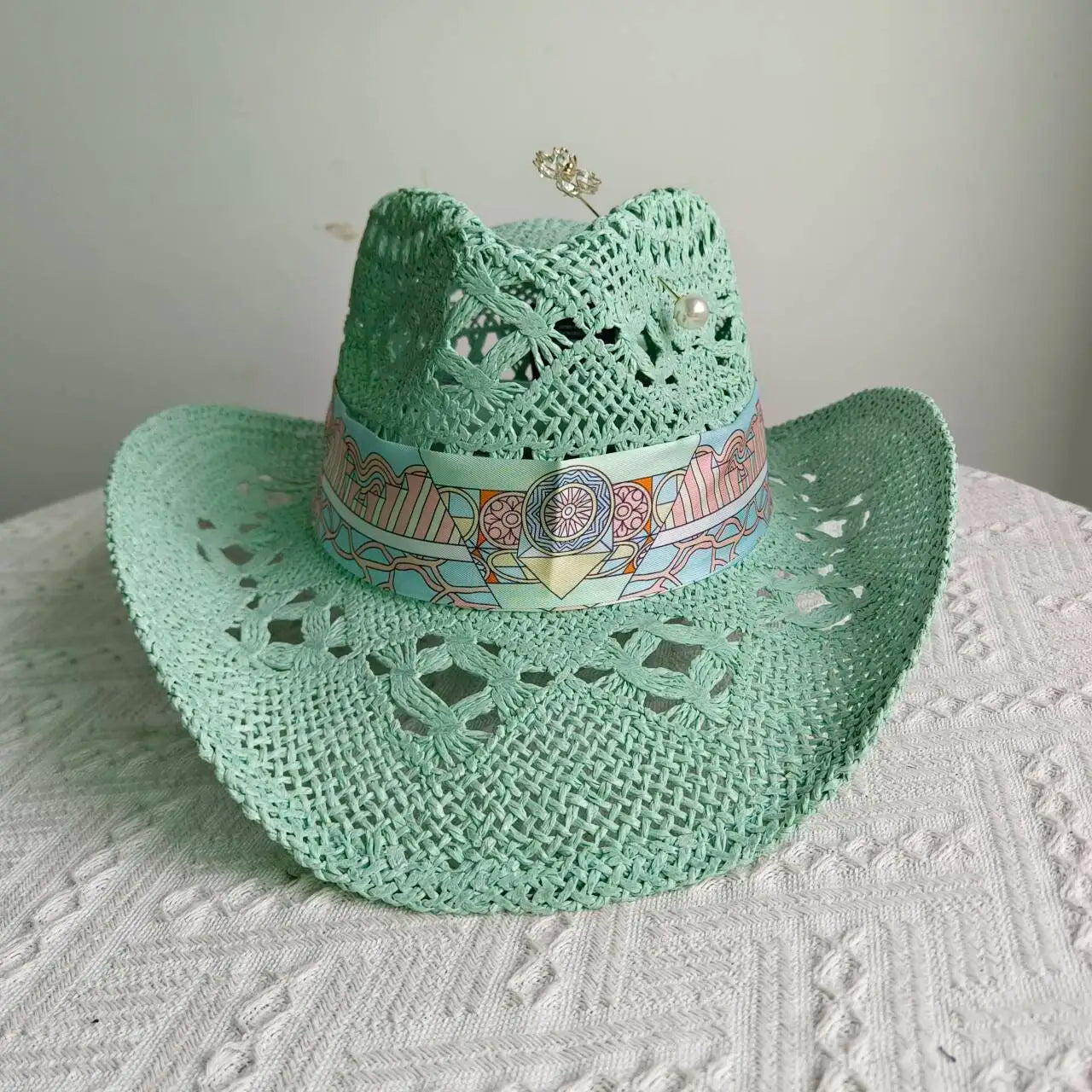Western Women's Cowboy Hat Straw