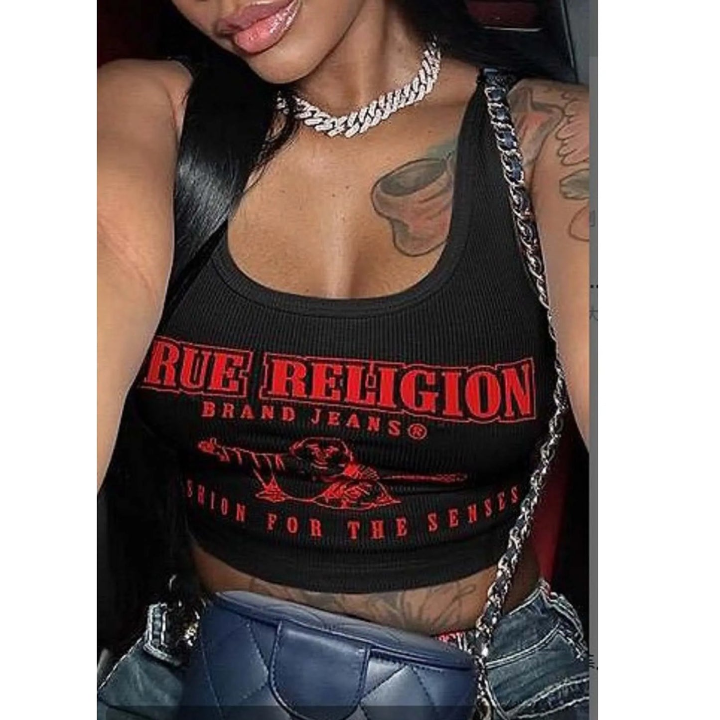 Sexy Graphic Cropped T Shirts tank top