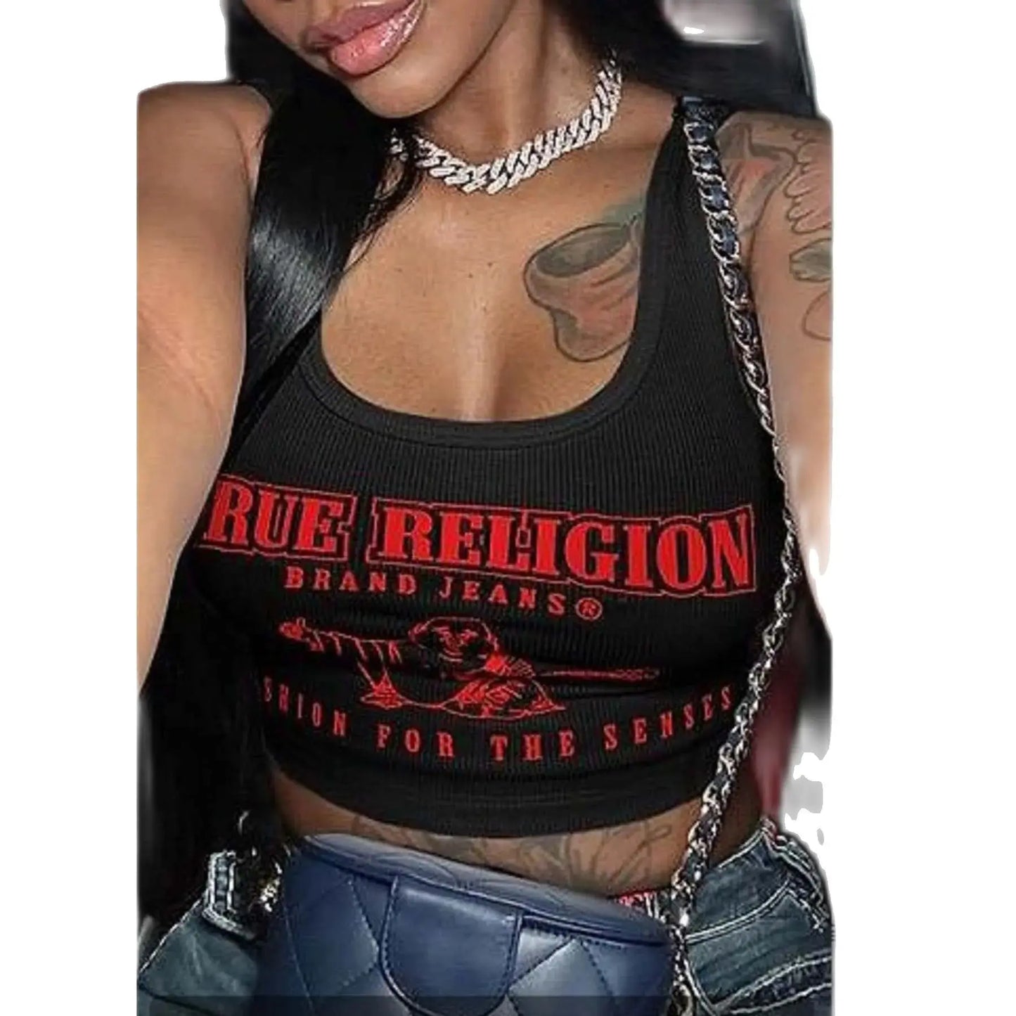 Sexy Graphic Cropped T Shirts tank top