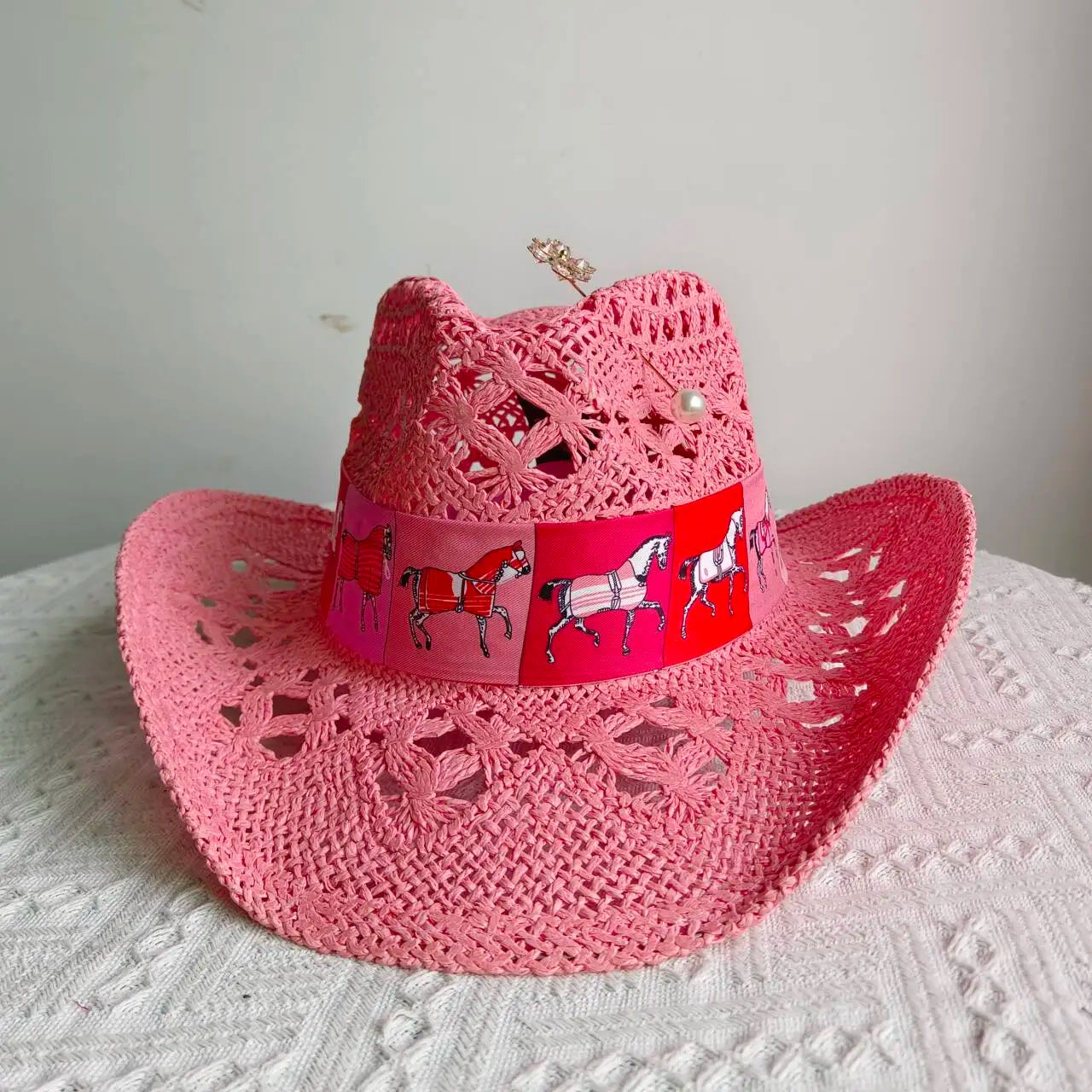 Western Women's Cowboy Hat Straw