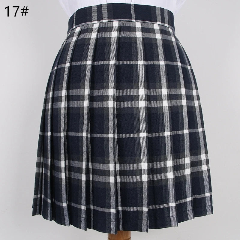 School Plaid Pleated Skirt Student Uniform