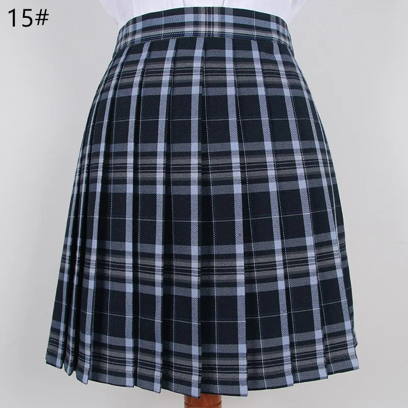 School Plaid Pleated Skirt Student Uniform