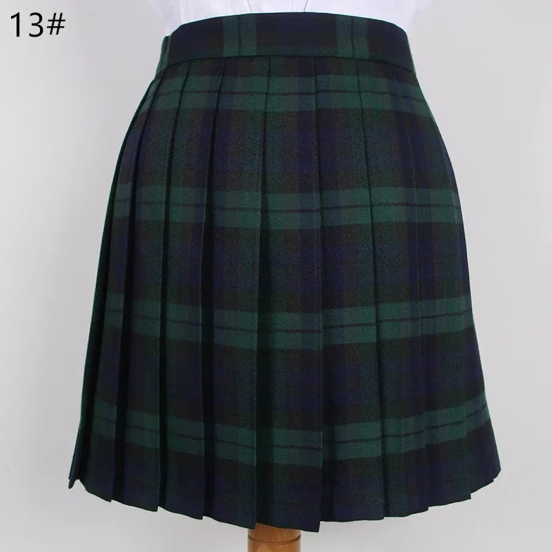School Plaid Pleated Skirt Student Uniform