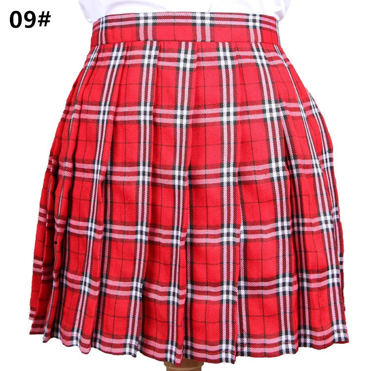 School Plaid Pleated Skirt Student Uniform