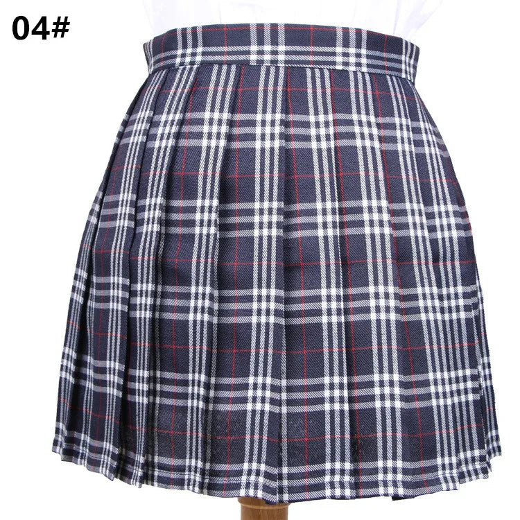 School Plaid Pleated Skirt Student Uniform