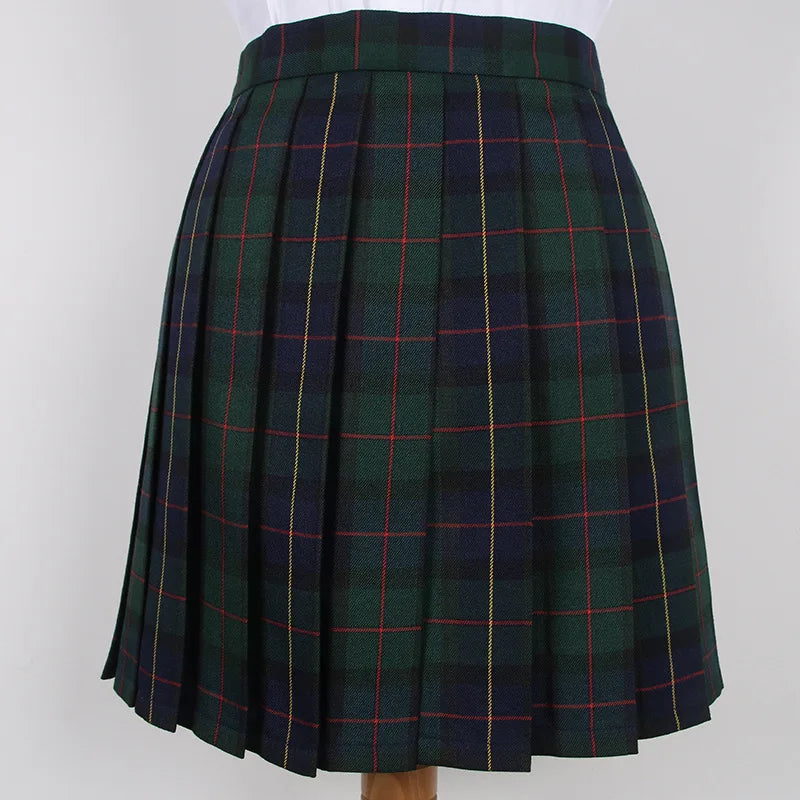 School Plaid Pleated Skirt Student Uniform