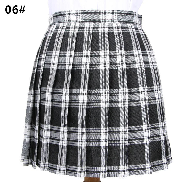 School Plaid Pleated Skirt Student Uniform