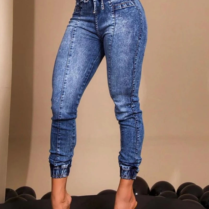 Women Jeans Elastic Waist