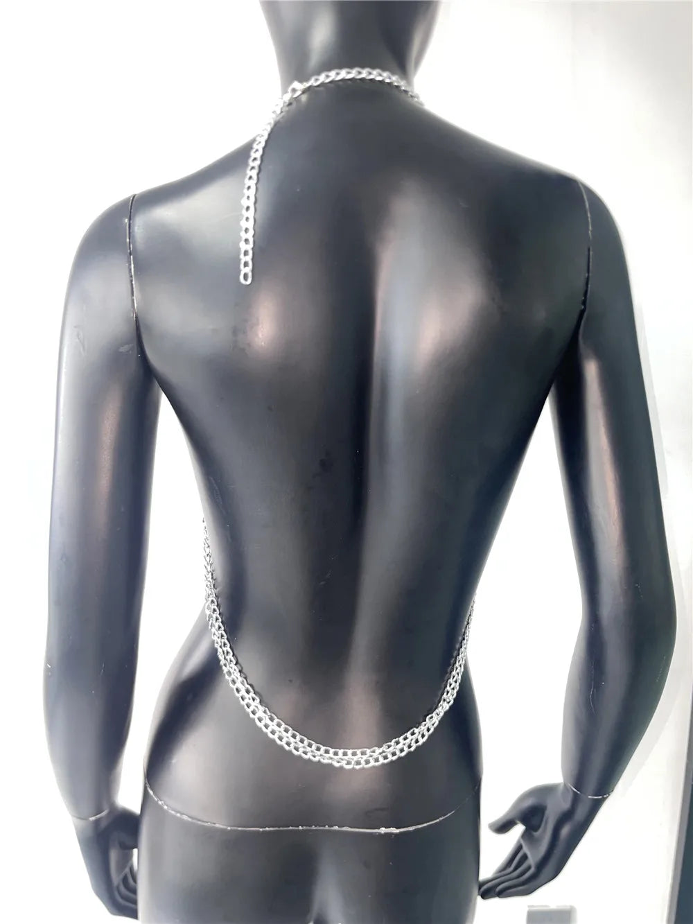 Chic Metal Chain Tassel Design Tank Top