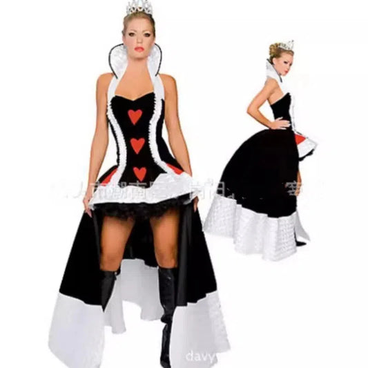 Red Heart Queen Costume Cosplay For Women
